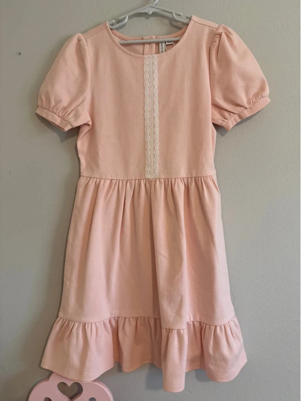 Janie and Jack dress with lace accent